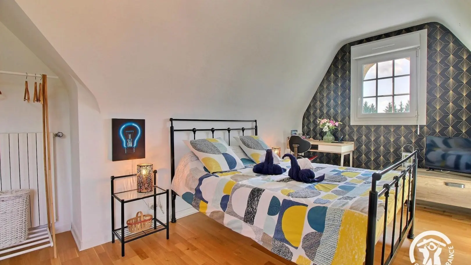 Chambres d'hôtes_La Maison du Blavet_chambre1_Saint-Barthélemy©Gîtes de France Morbihan