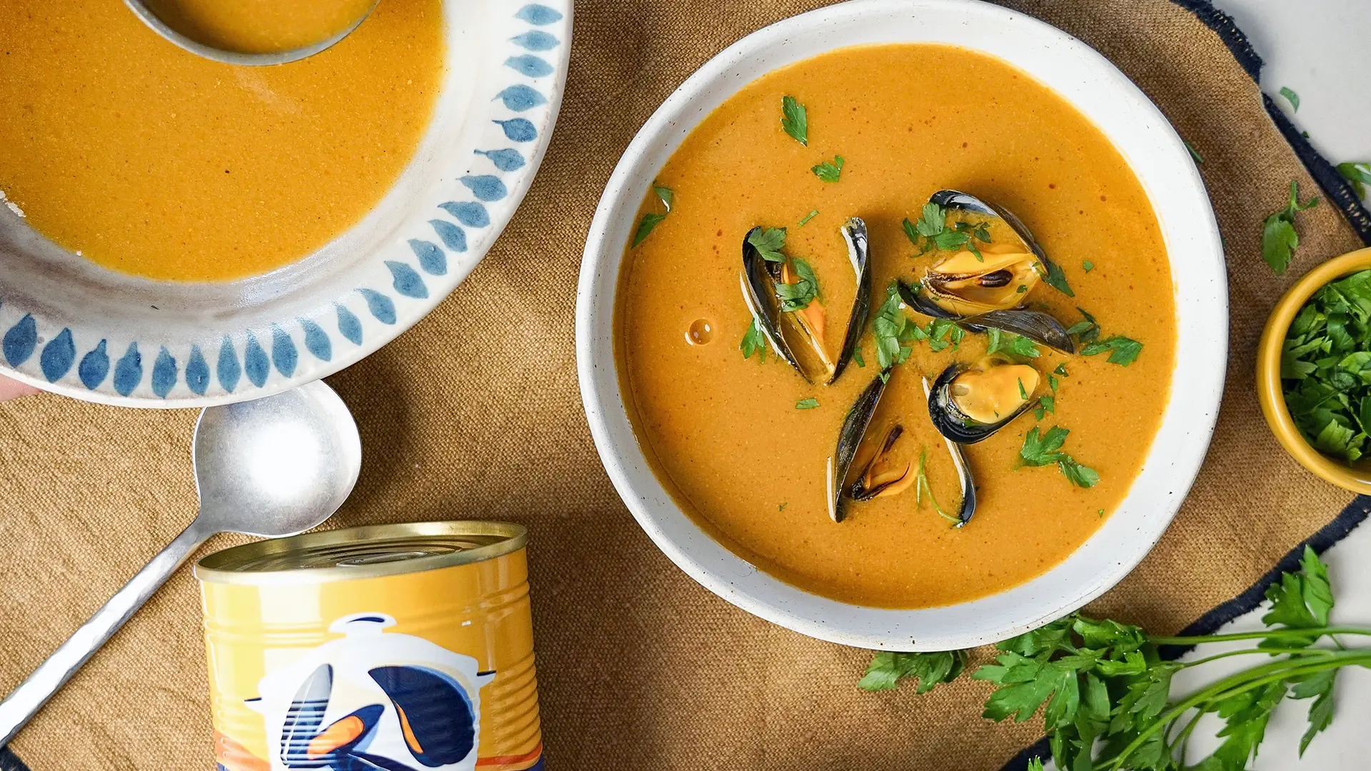 Velouté de Moule la belle-iloise