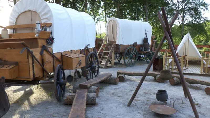 Camp western Camping d'Aleth St-Malo de Beignon Brocéliande