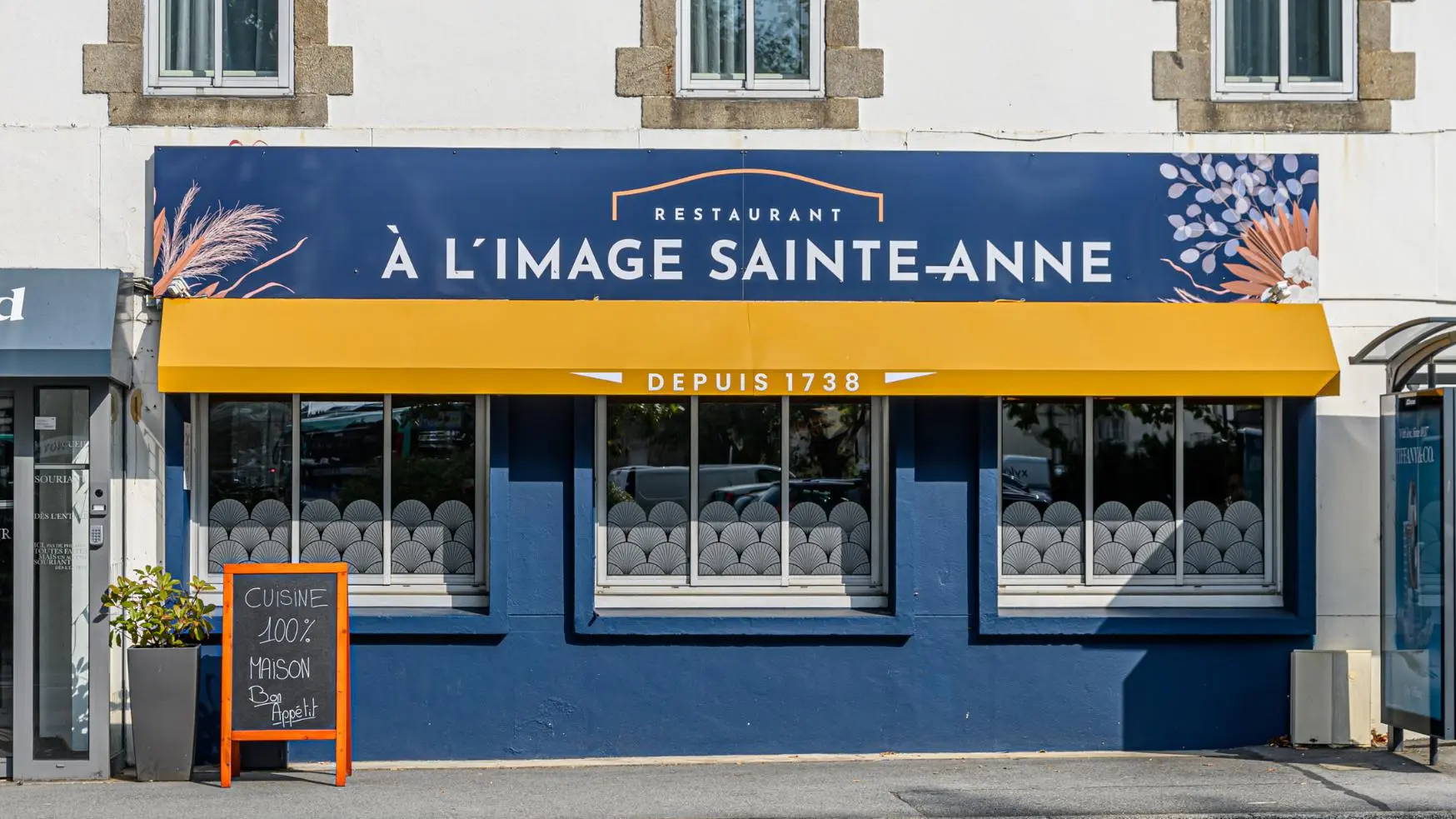 Façade Restaurant Vannes À l'Image Sainte Anne