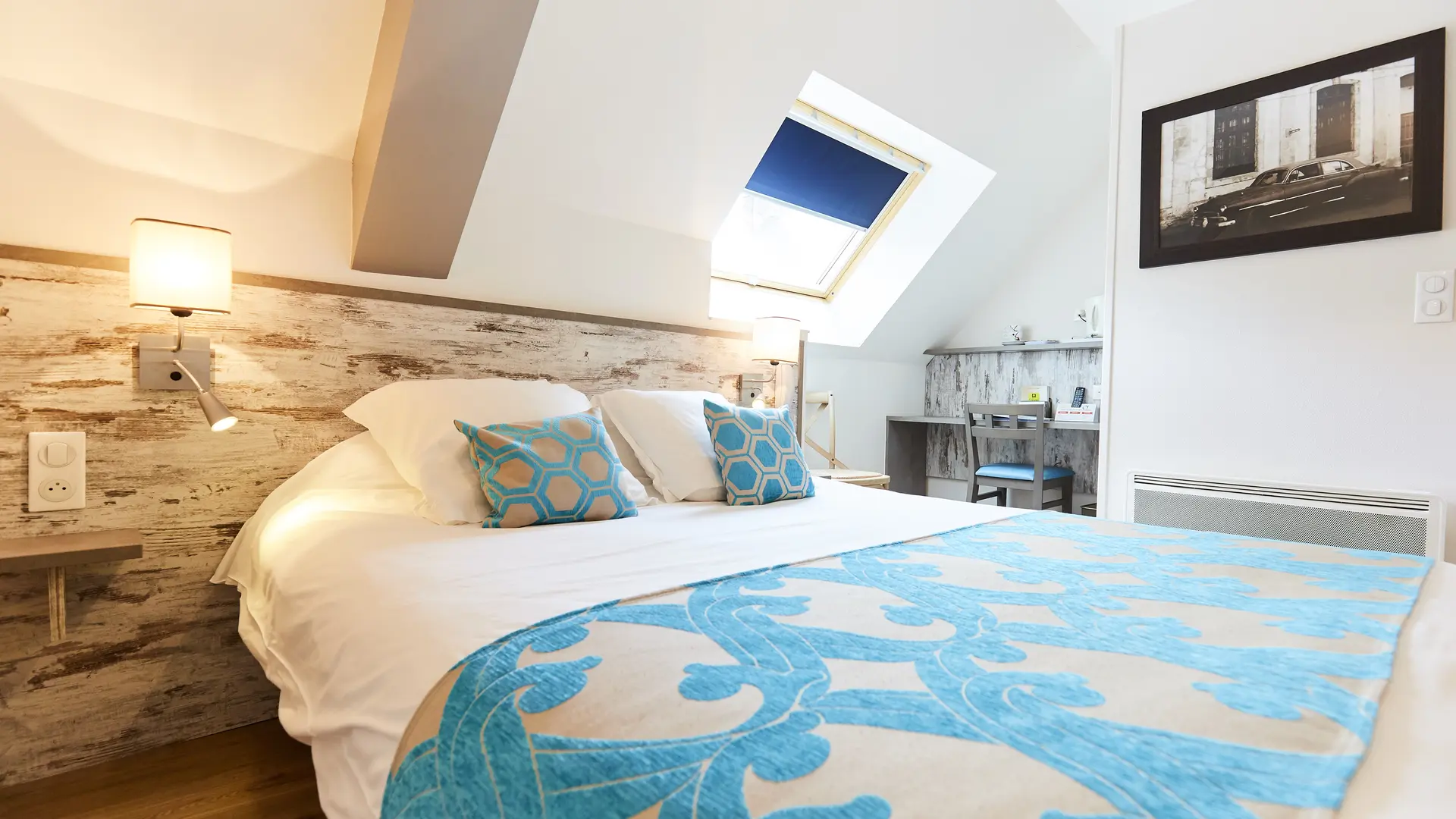 Hôtel Auberge du Cheval Blanc Baud Vallée du Blavet_chambre3@A.Lamoureux