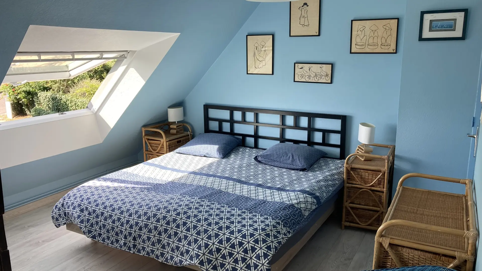 Chambre bleue