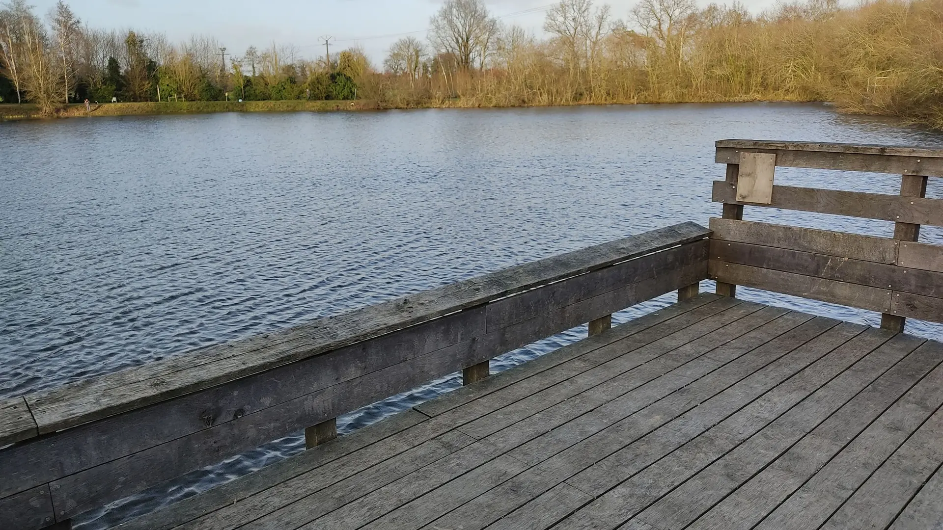 Ponton de pêche handi