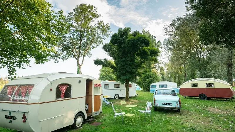 Caravanes de collection au Domaine du Roc - Le Roc Saint-André - Val d'Oust