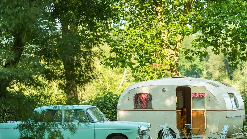 Caravanes de collection au Domaine du Roc - Le Roc Saint-André - Val d'Oust