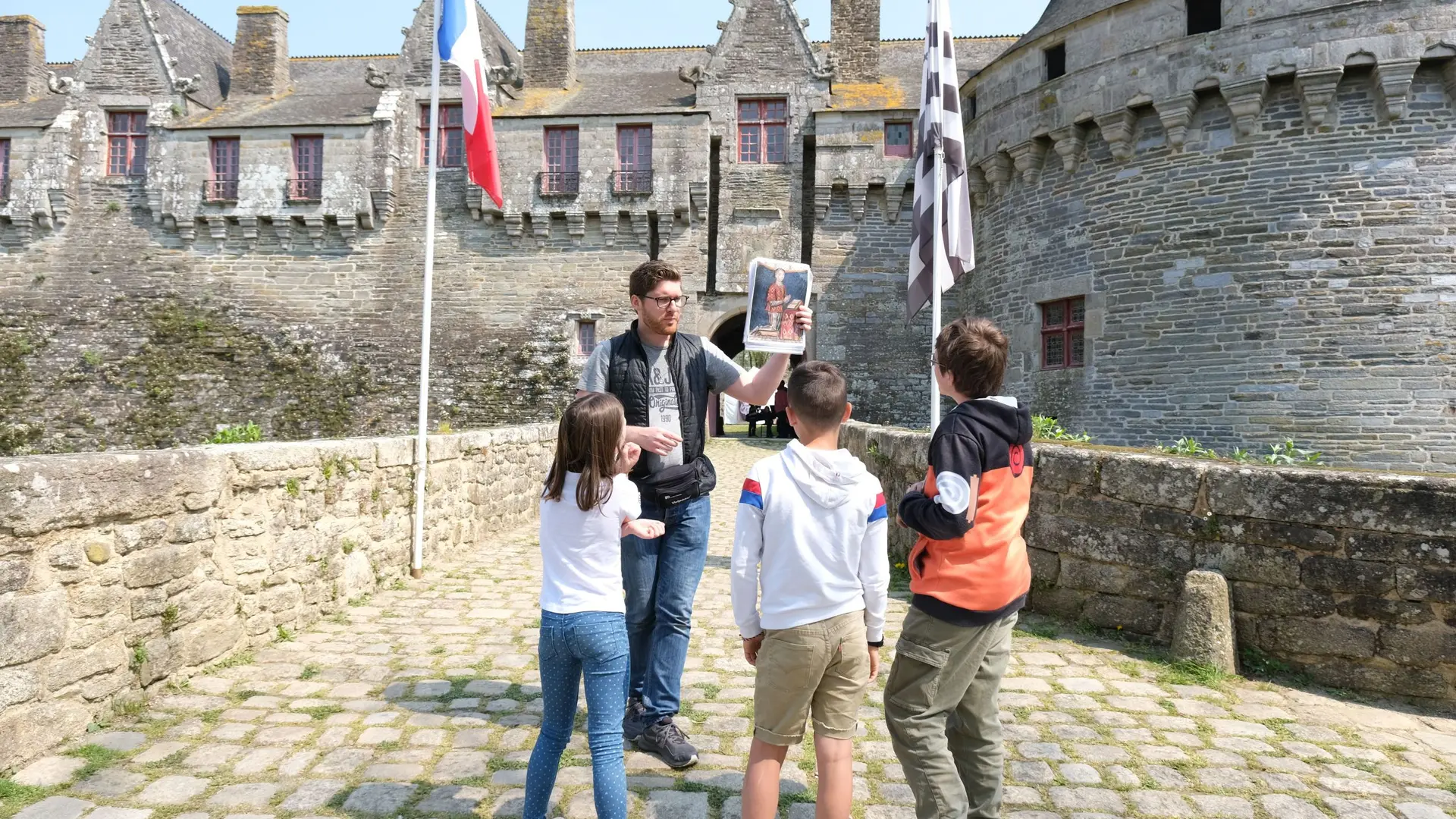 Les enfants au château