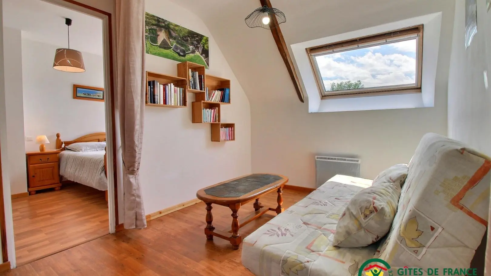 Location vacances_Gîte de Coët Kerven_chambre1_Melrand_Vallée du Blavet©Gîtes de France Morbihan