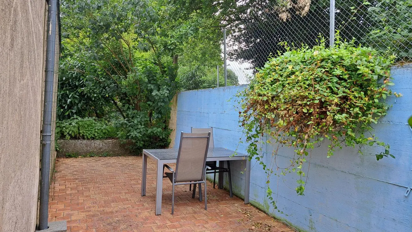 Location vacances_Gîtes du Rhun_Fuschia_terrasse_Pluméliau-Bieuzy©Gîtes de France Morbihan