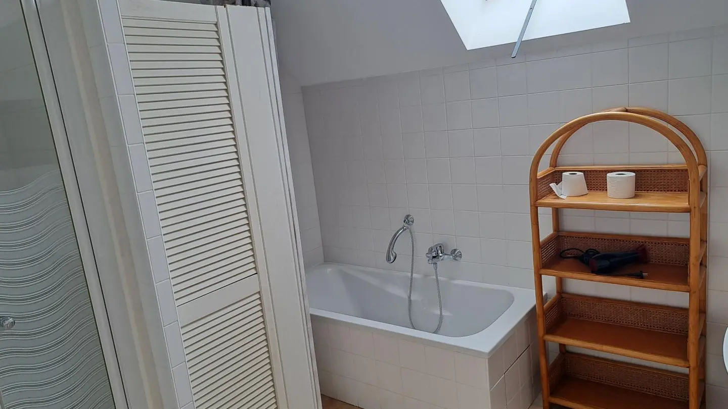 Location vacances_Gîtes du Rhun_Paeonia_baignoire_Pluméliau-Bieuzy©Gîtes de France Morbihan