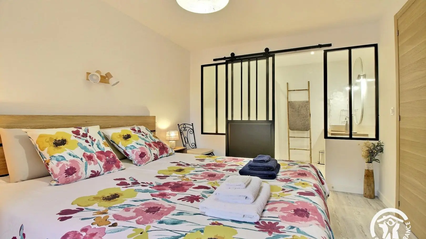 Location vacances_Maisons de l'If_le Cottage_chambre2_Pluméliau-Bieuzy©GDF Morbihan