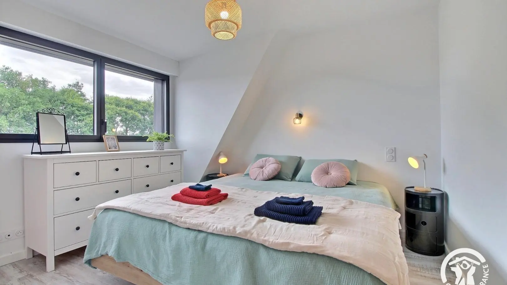 Location vacances_Maisons de l'If_le Cottage_chambre3_Pluméliau-Bieuzy©GDF Morbihan