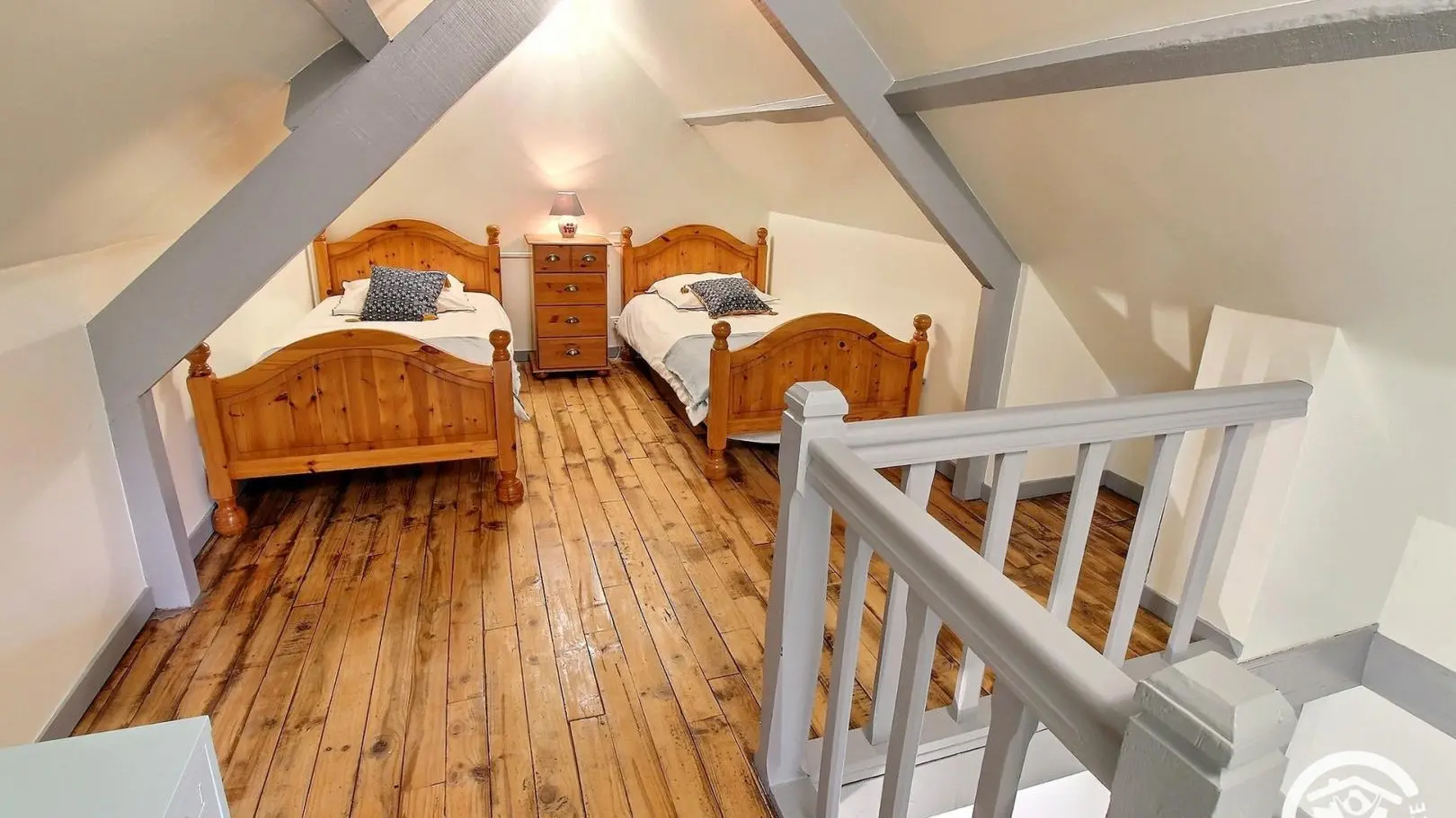 Location vacances_gîte Maison du Garde_chambre2_Pluméliau-Bieuzy©Gîtes de France
