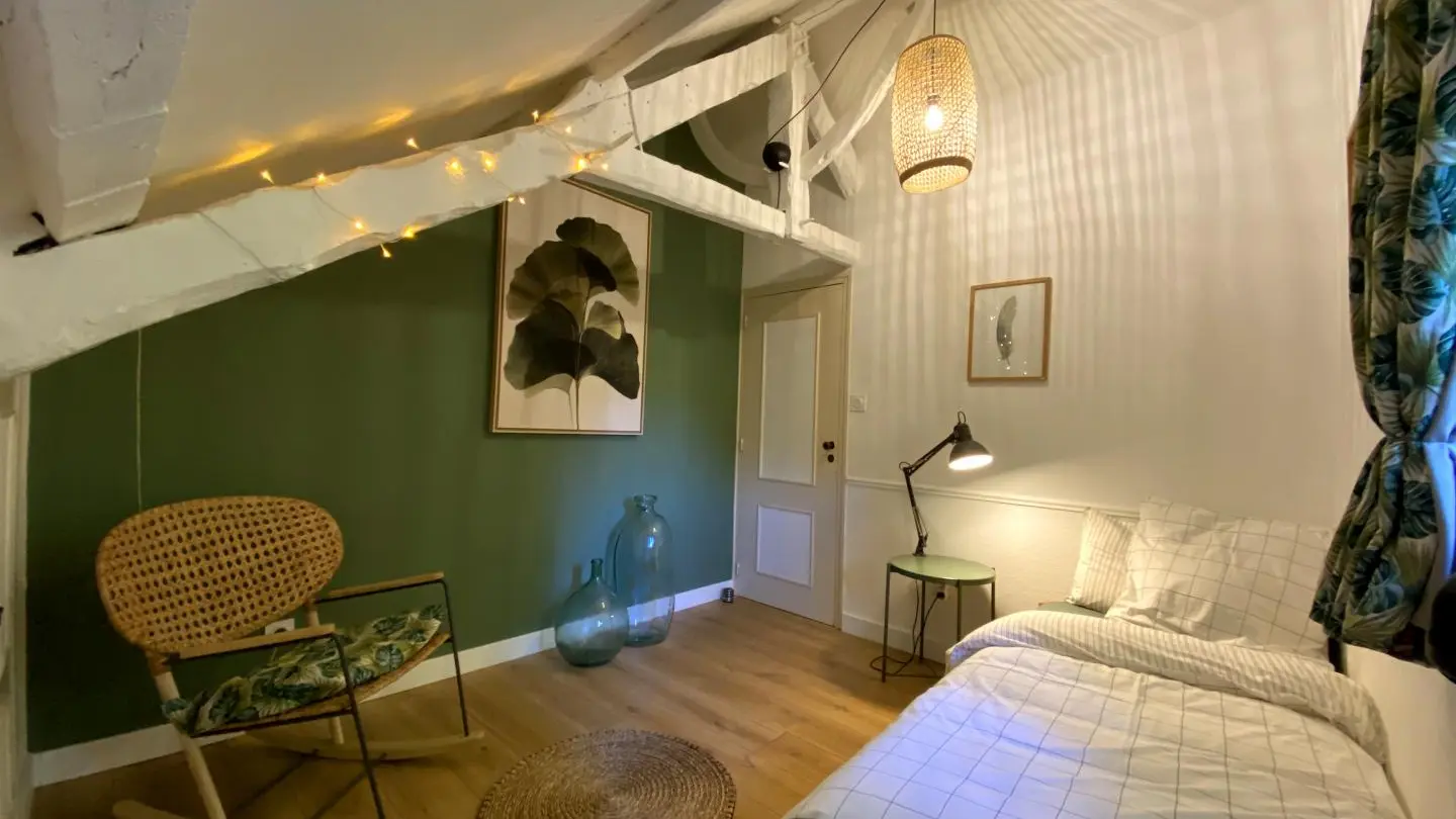 Location vacances_gîte de La Boulaye_chambre2_Pluméliau-Bieuzy©GDF56