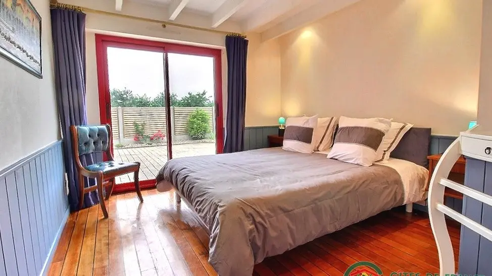 Location vacances_gîte ty Arthur_chambre1_La Chapelle-Neuve_Vallée du Blavet©Gîtes de France Morbihan