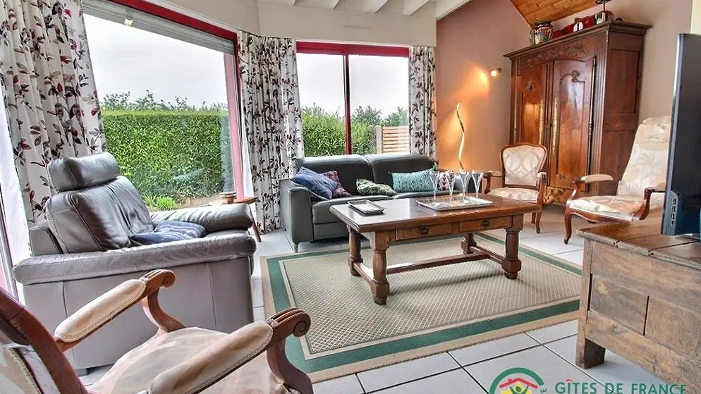 Location vacances_gîte ty Arthur_salon_La Chapelle-Neuve_Vallée du Blavet©Gîtes de France Morbihan