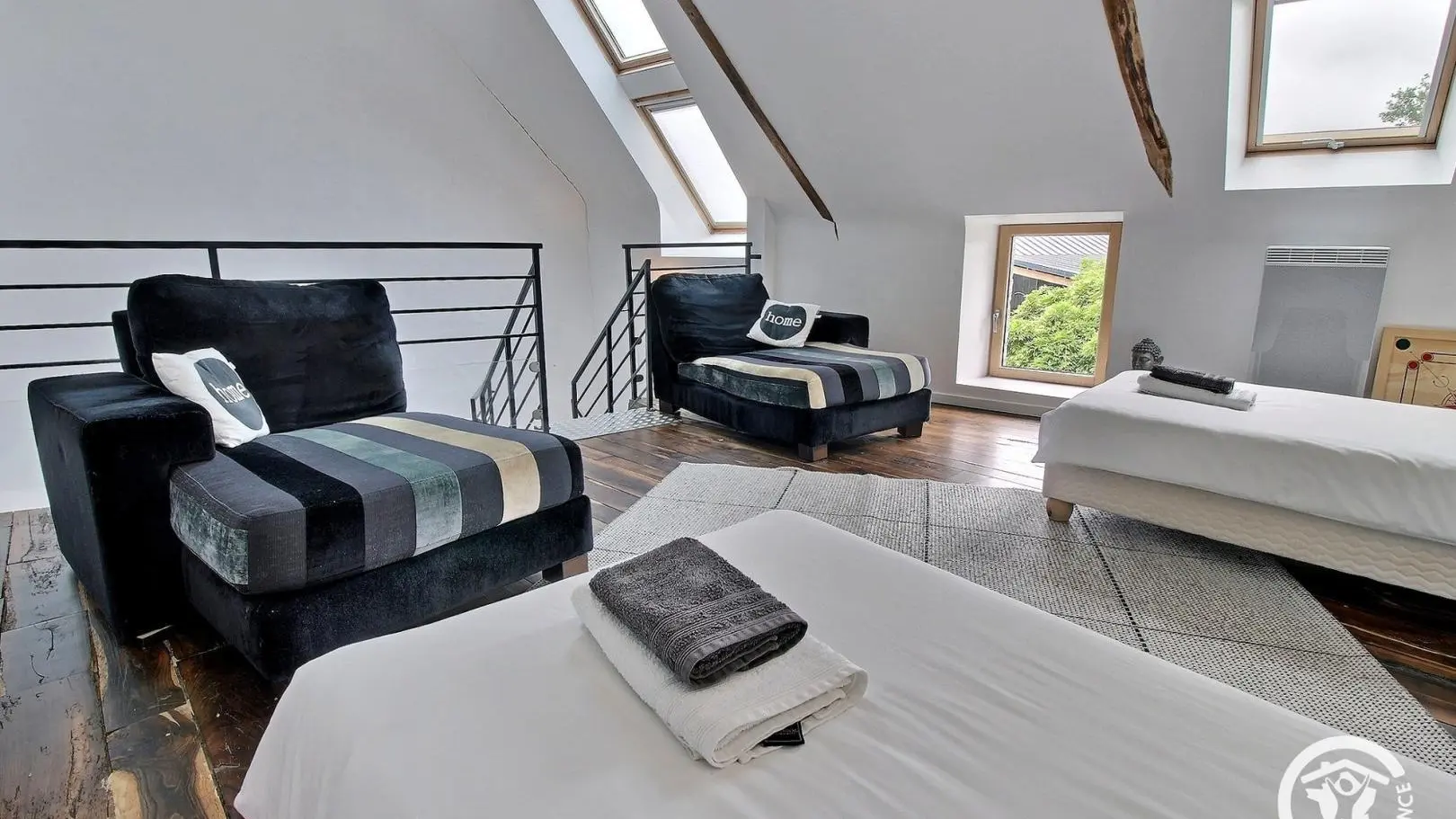 Location vacances_gîte ty Kousket_chambre mezzanine_Baud_Vallée du Blavet©Gîtes de France Morbihan