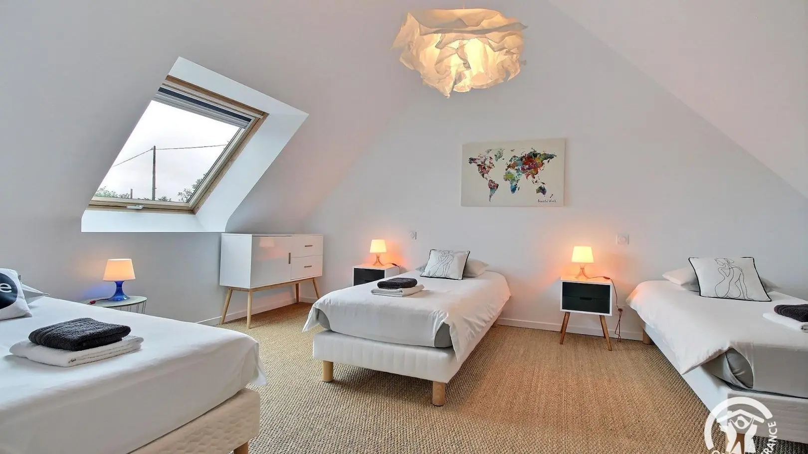 Location vacances_gîte ty Kousket_chambre2_Baud_Vallée du Blavet©Gîtes de France Morbihan
