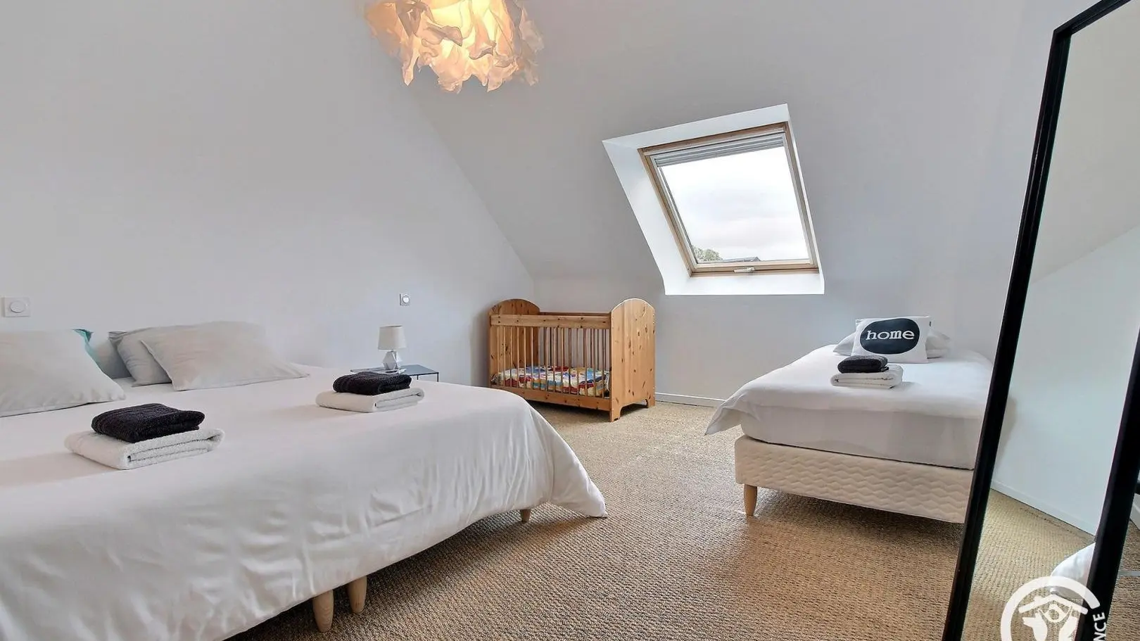 Location vacances_gîte ty Kousket_chambre3_Baud_Vallée du Blavet©Gîtes de France Morbihan