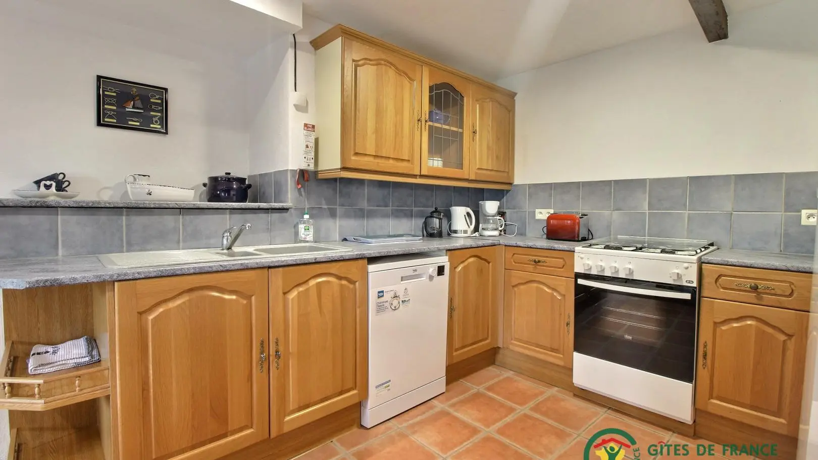 Location vacances_gîtes de Kerabellec_Alouette_cuisine_Baud_Vallée du Blavet©Gîtes de France