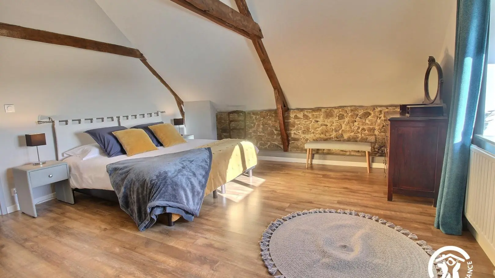Location vacances_gîtes de Kernino_Léon_chambre2_Pluméliau-Bieuzy©Gîtes de France