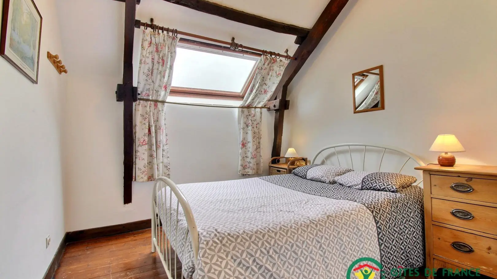 Location_Domaine de Lann Kerhuerh_Clématite_chambre2_La Chapelle-Neuve©Gîtes de France Morbihan