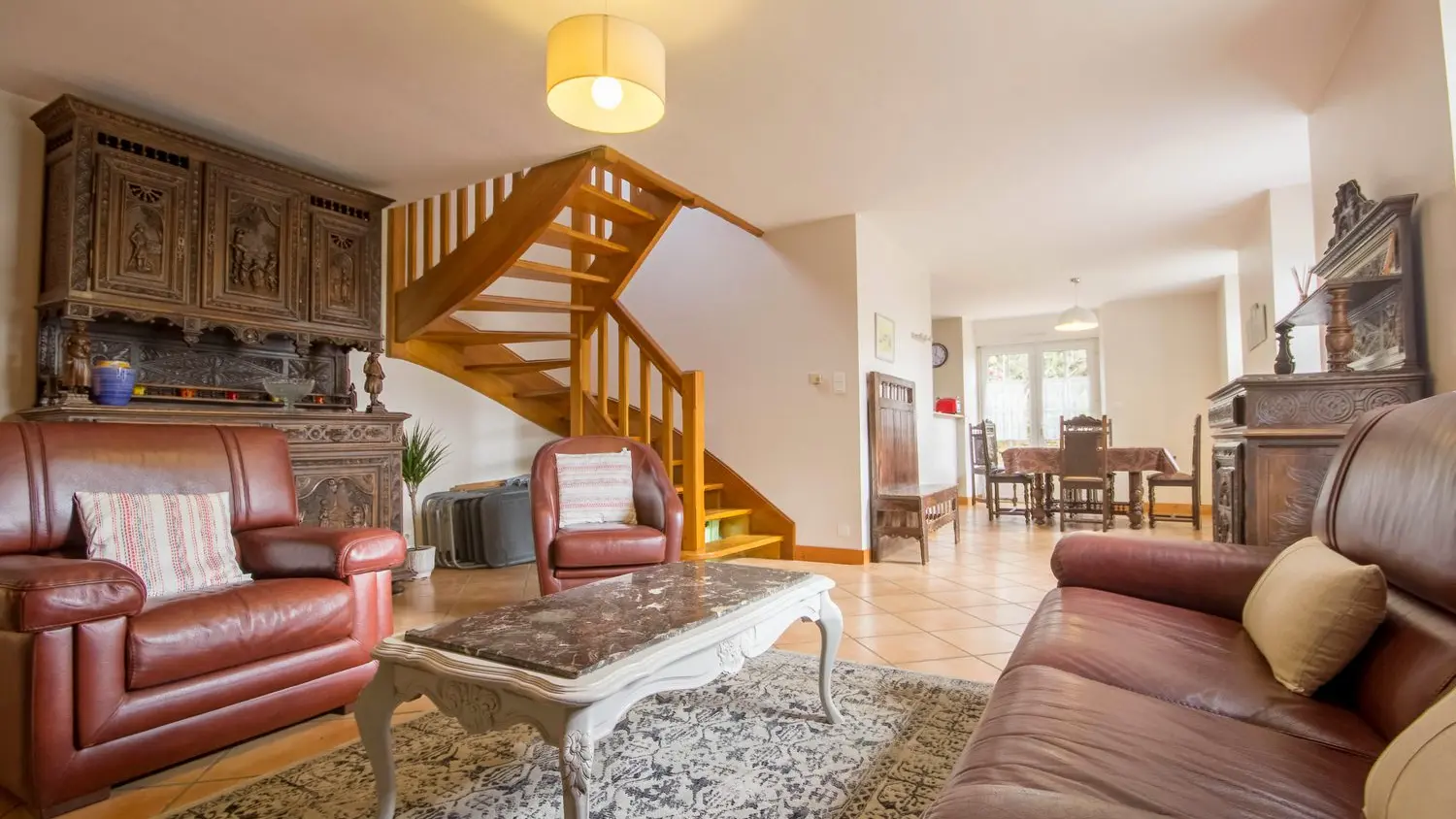 Location_Gîtes de Kerlann_Ty Kaouenn_séjour_La Chapelle-Neuve©Gîtes de France 56