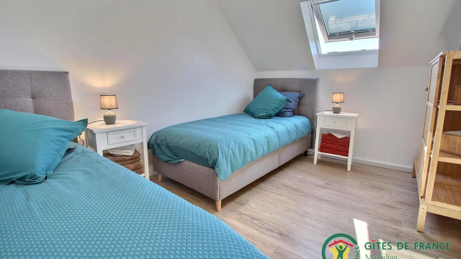 Location_La Maison du Puisatier_chambre2_Pluméliau-Bieuzy_Vallée du Blavet©Gîtes de France Morbihan