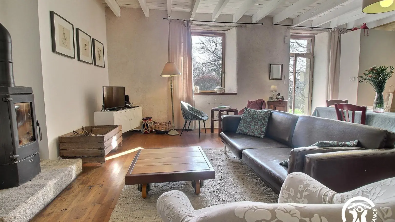 Location_La Métairie de Saint-michel de Quinipily_salon_Baud©Gîtes de France Morbihan