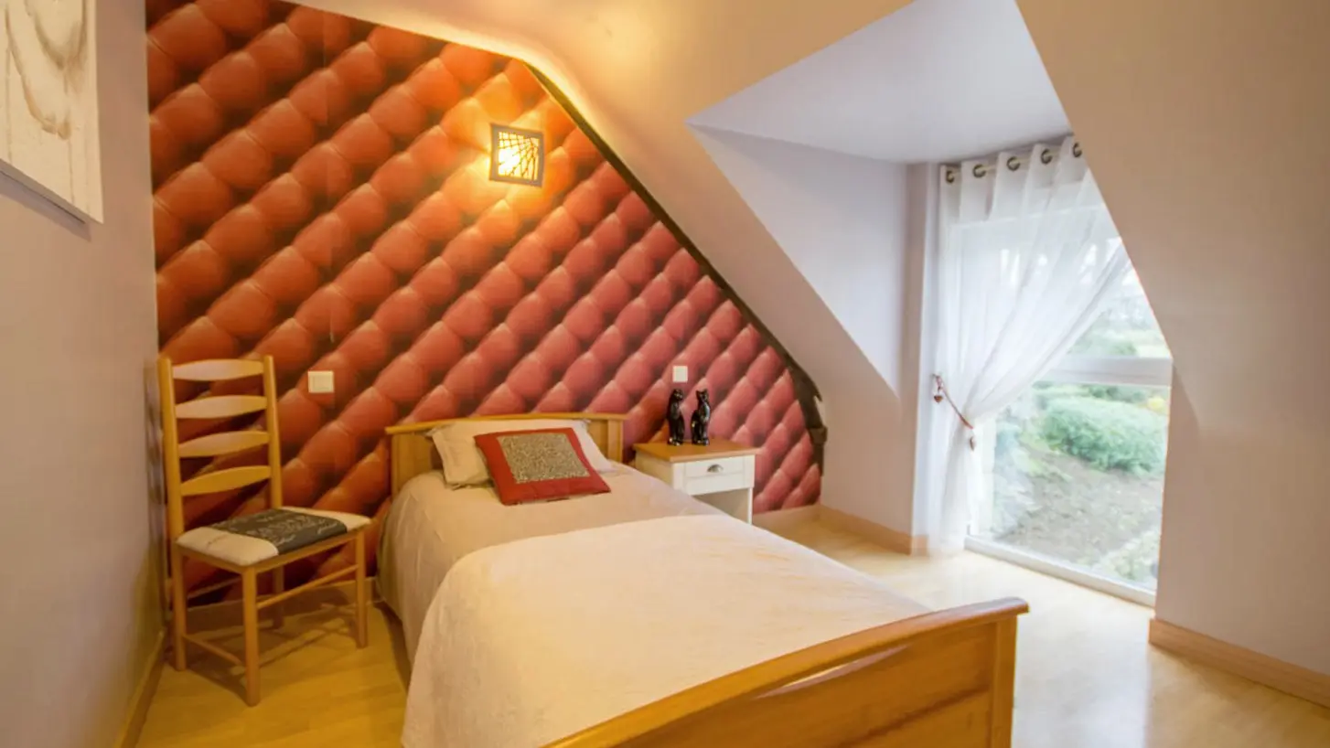 Location_Moulin de Kergouet_chambre3_Pluméliau-Bieuzy_©Gîtes de France Morbihan