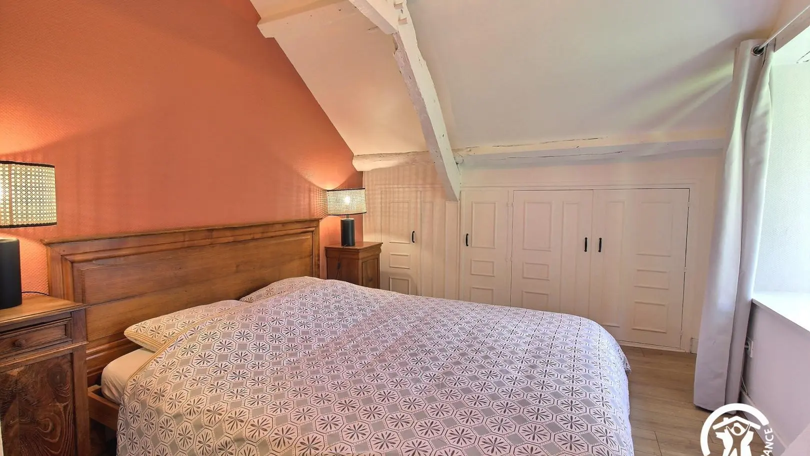 Location_Moulin de Laboulaye_chambre1_Pluméliau-Bieuzy©Gîtes de France 56