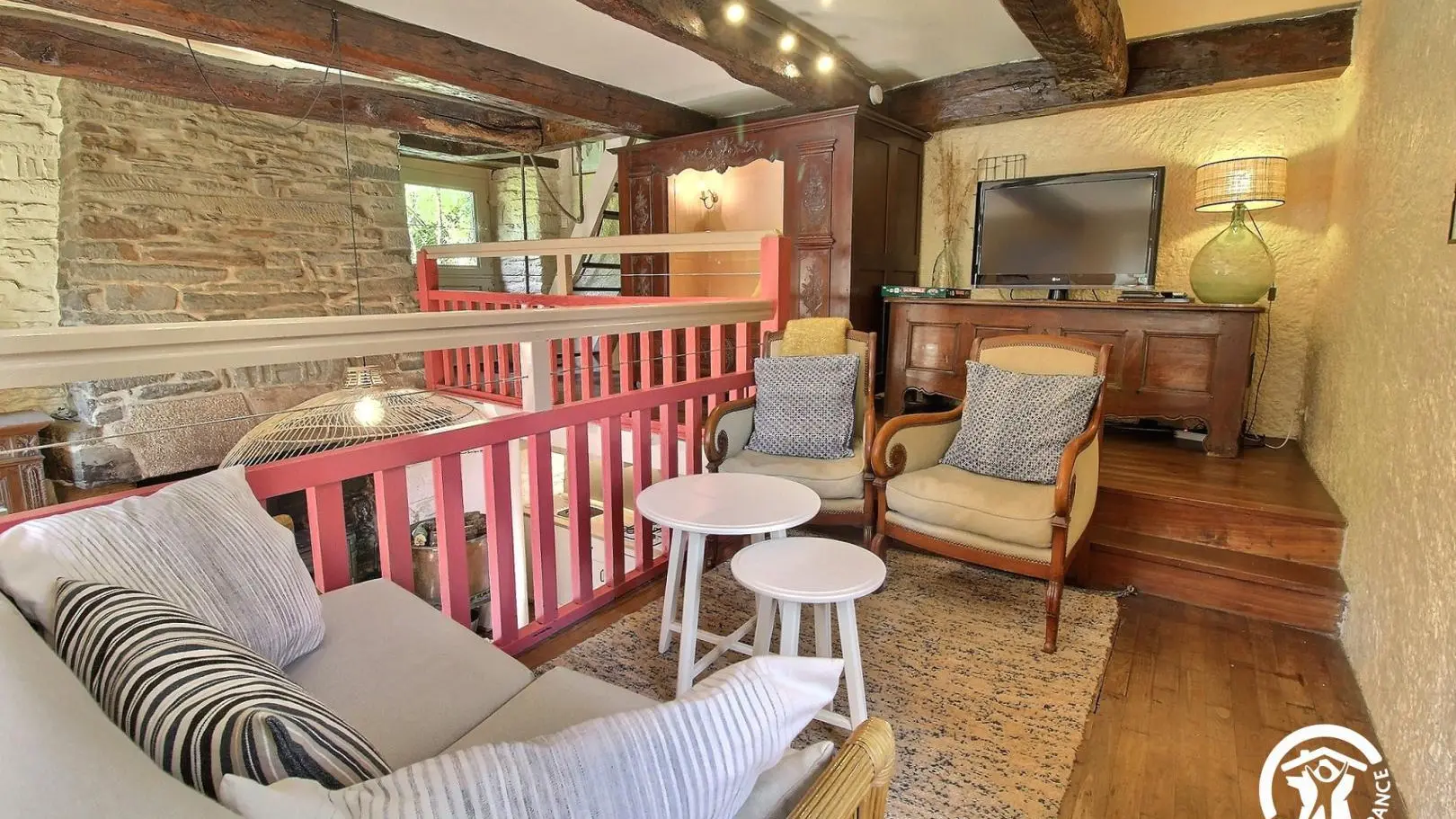 Location_Moulin de Laboulaye_salon_Pluméliau-Bieuzy©Gîtes de France 56