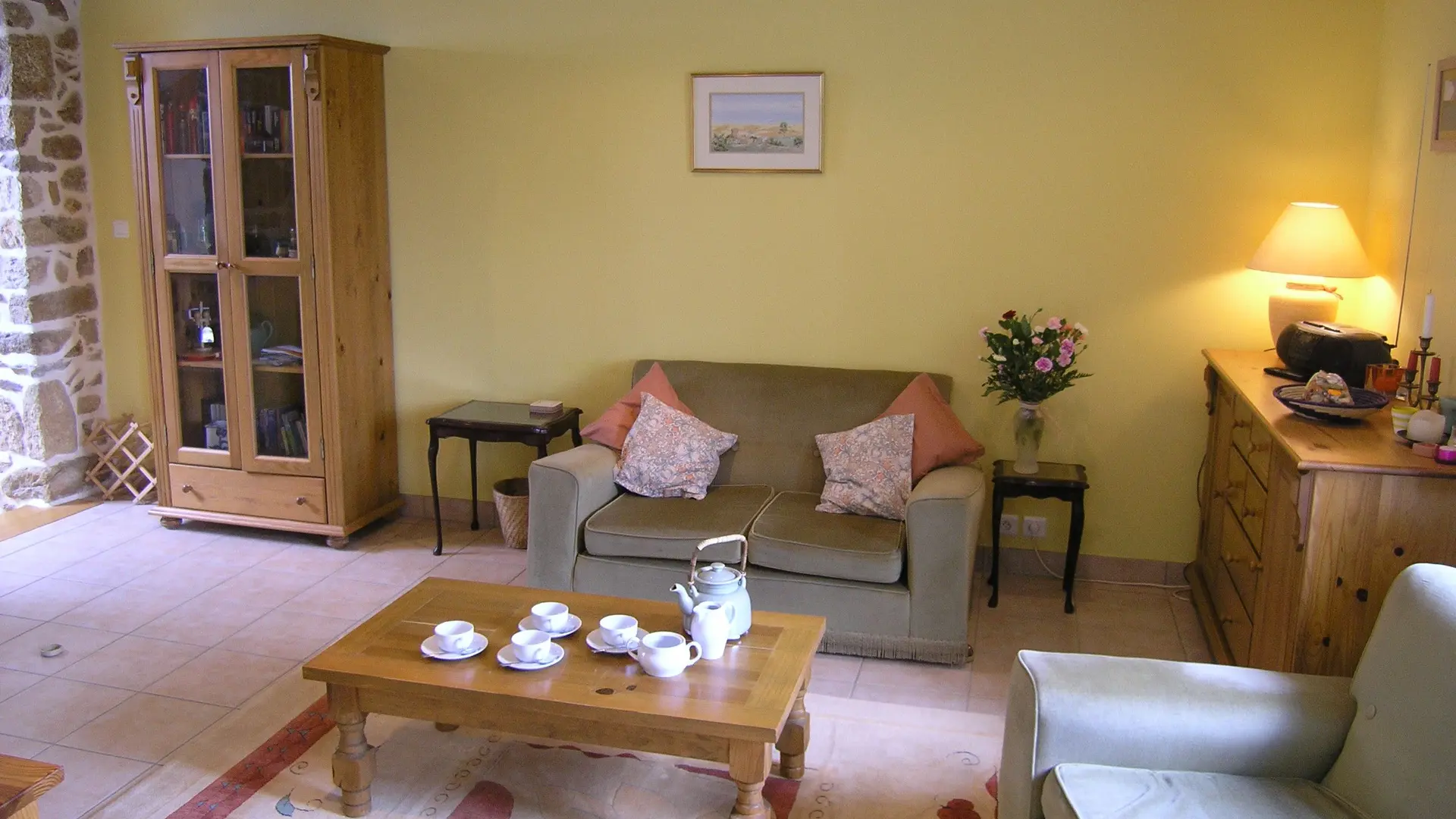 Location_gîte de Clistivan_Chêne_salon_La Chapelle-Neuve_Vallée du Blavet