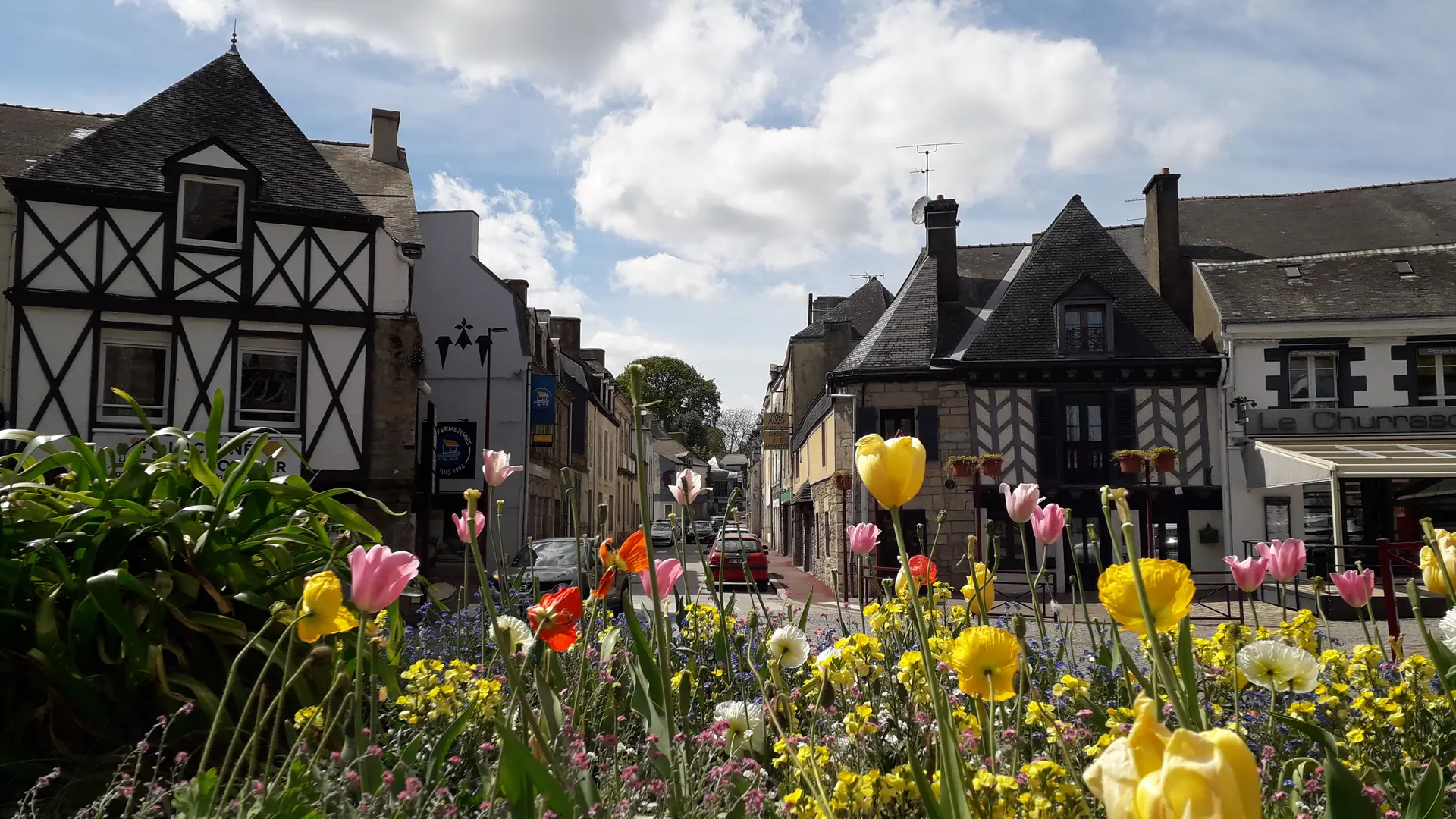 Maisons_colombage_Locminé (2) ©Centre Morbihan Tourisme