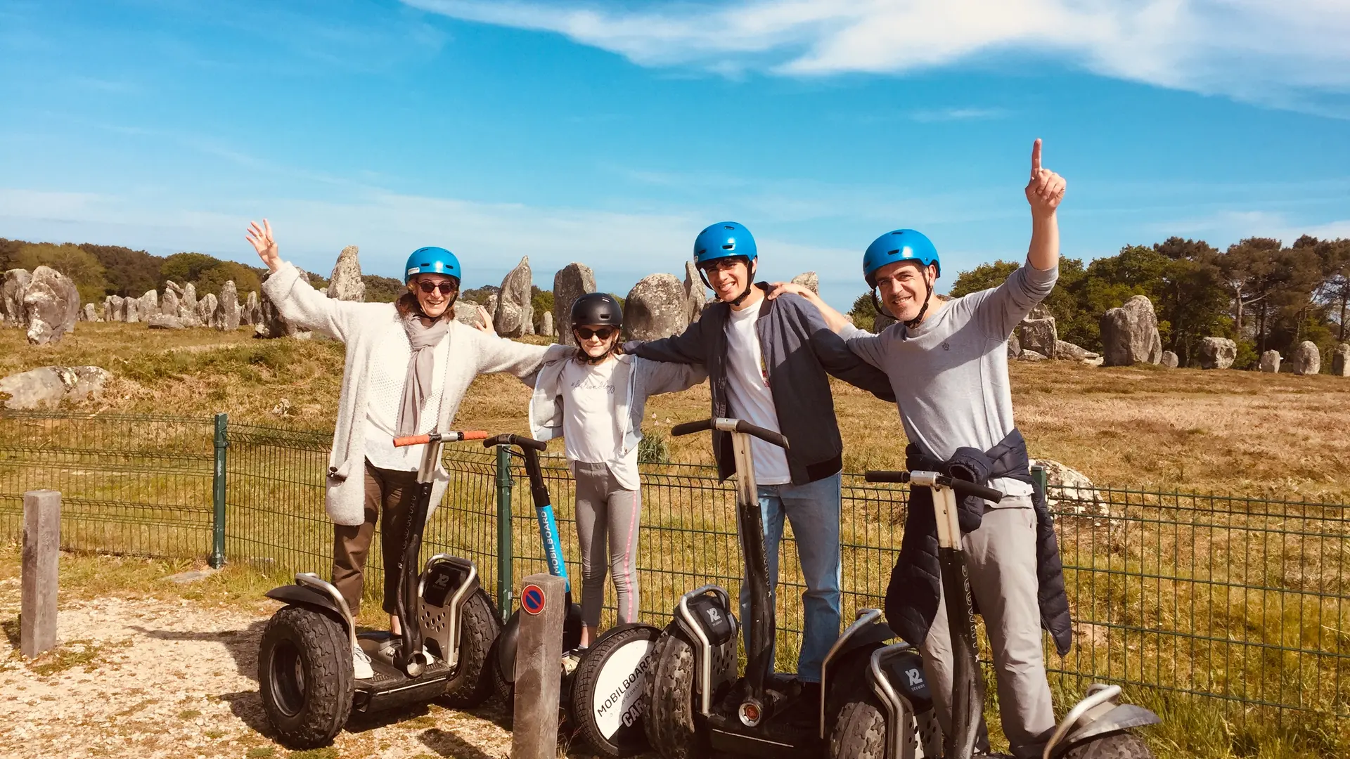 Menhir Carnac en Famille