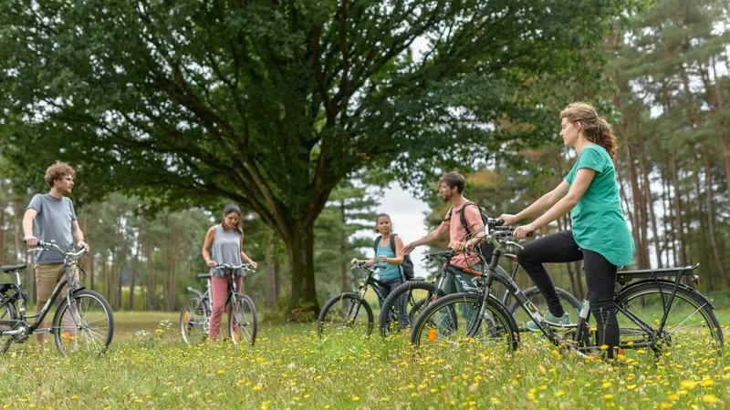 En pause sur la Voie Verte - VV3 - Néant-sur-Yvel