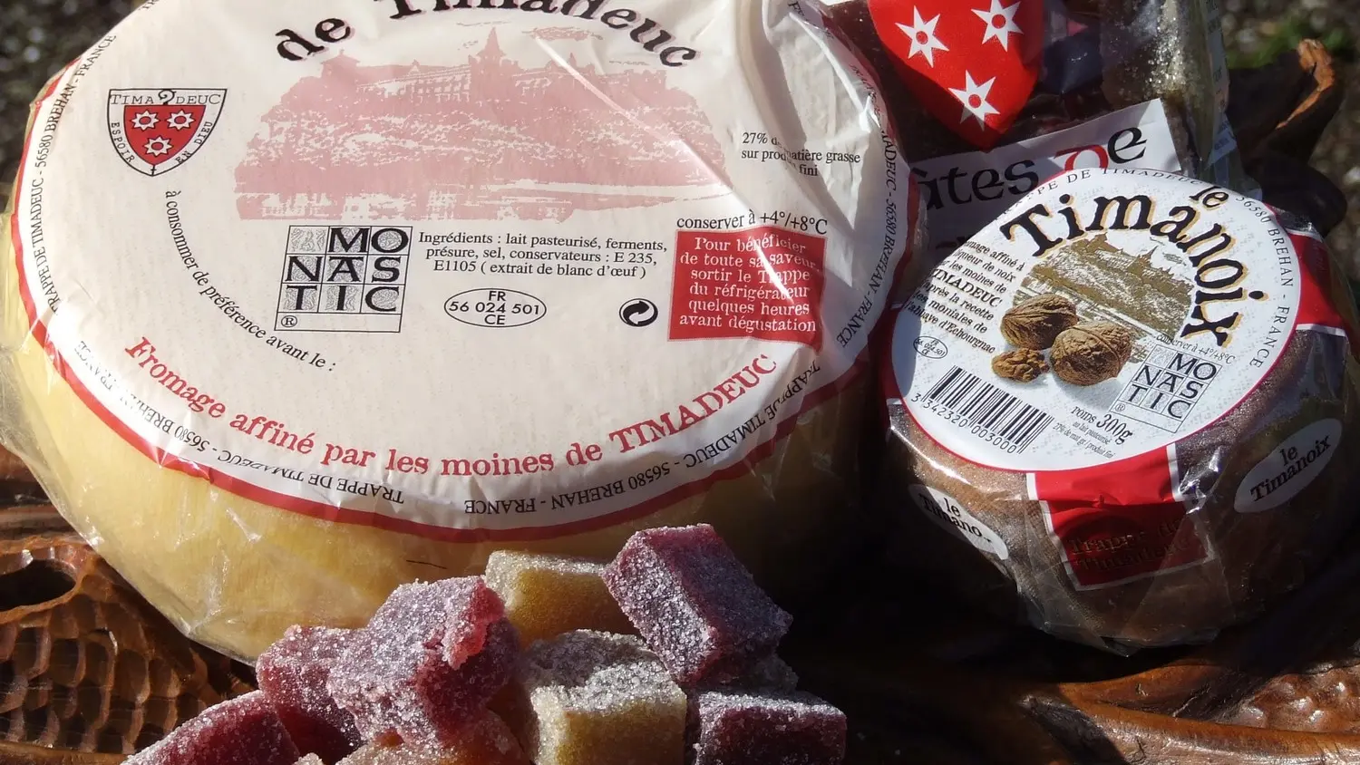 Fromage et pâtes de fruits de Timadeuc - Bréhan