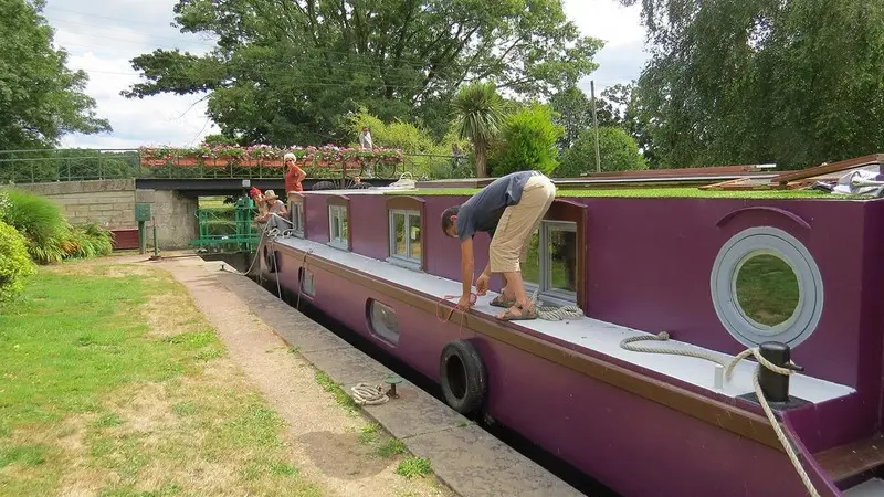 Hébergement insolite - Péniche Orphée - Lanouée - Morbihan - Bretagne