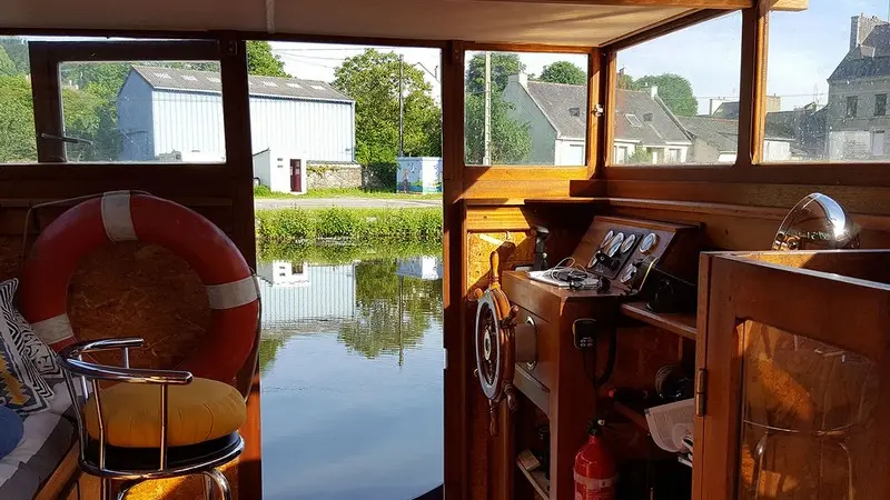 Hébergement insolite - Péniche Orphée - Lanouée - Morbihan - Bretagne