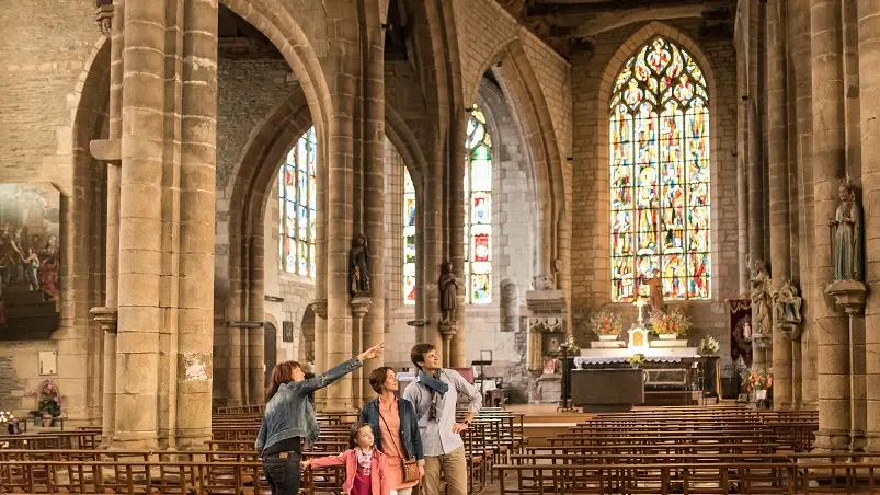 église Saint-Armel - intérieur - Ploërmel - Brocéliande - Bretagne