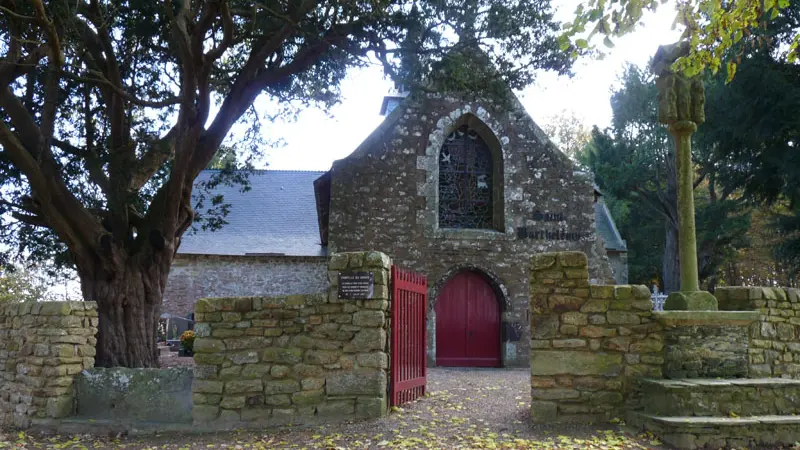 Pleucadeuc chapelle St Barthélémy façade