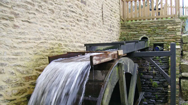 Roue du moulin à eau de la Vallée