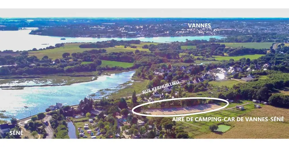 Aire-Camping-Cars-Vannes-Séné-Golfe-du-Morbihan-Bretagne sud