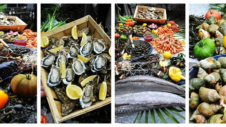 Banc ecailler restaurant La Brasserie Bleue