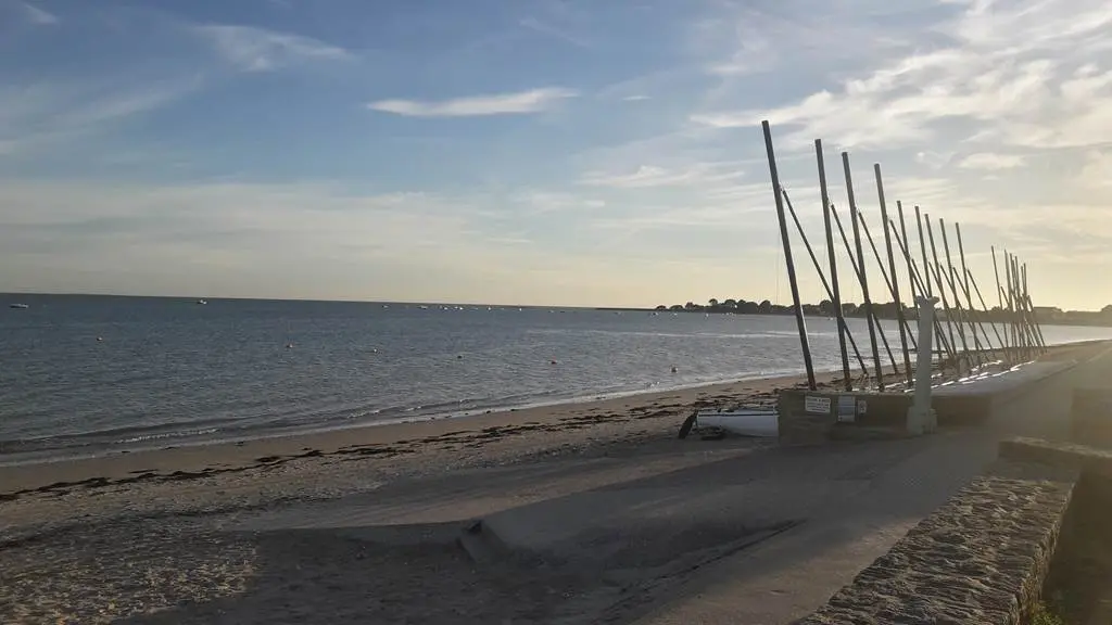 La plage à 100m