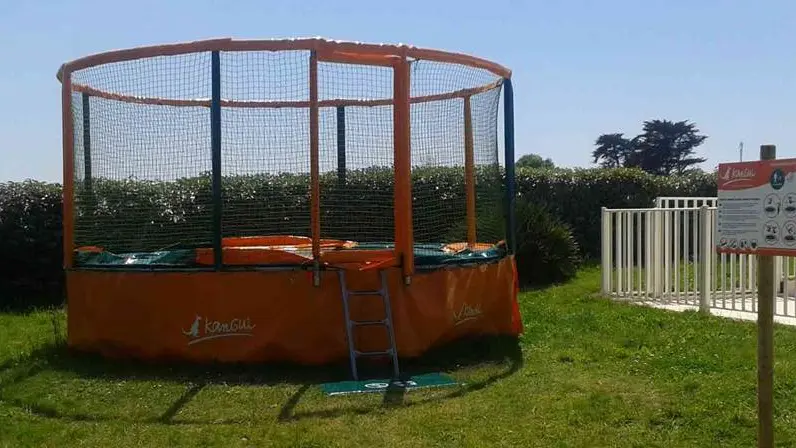 Trampoline pour la joie des petits et grands