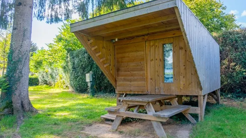 Insolite - Cabane - Camping - Lac - Duc - Taupont - Destination - Brocéliande