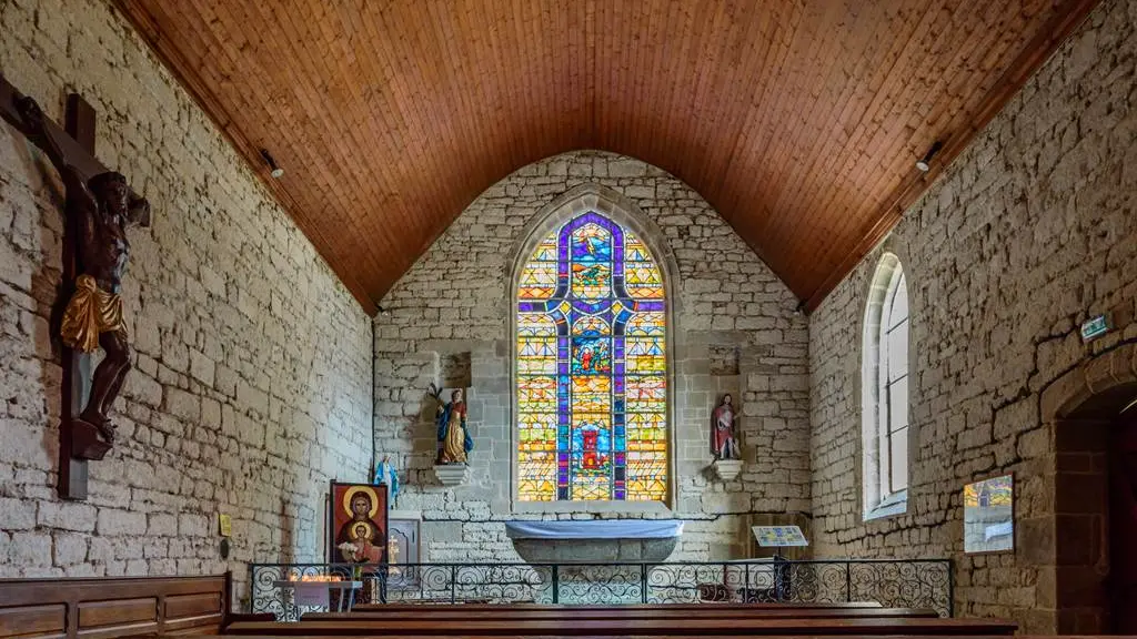 Chapelle Sainte Barbe-intérieur-Plouharnel-Morbihan-Bretagne-Sud