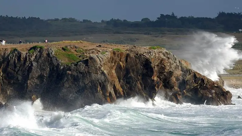 Côte sauvage Quiberon Morbihan Bretagne Sud -  bic sup