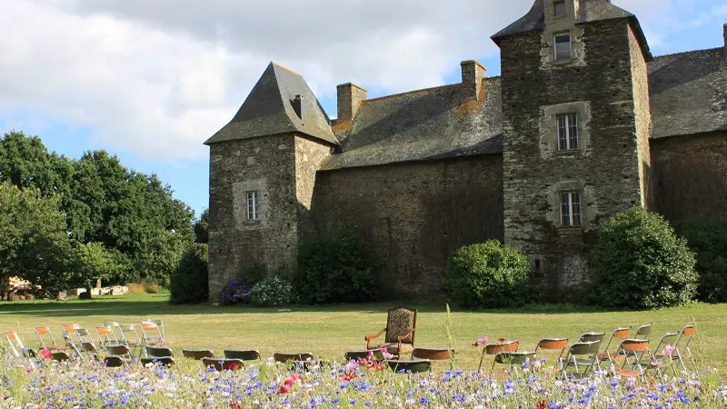 manoir de Boyac - facade arrière - Ploërmel - Brocéliande - Bretagne