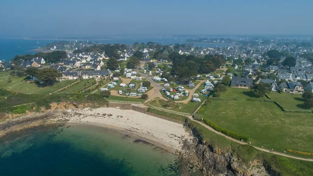 Vue aérienne Camping Port Sable